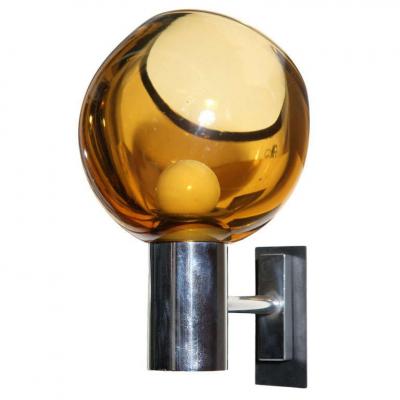 Flavio Poli Pair of Seguso Sconces