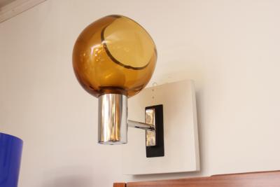 Flavio Poli Pair of Seguso Sconces