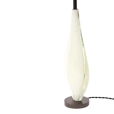 Flavio Poli Seguso Flavio Poli Murano Glass Lamp Gold Clear Sommerso