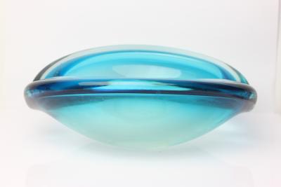 Flavio Poli Seguso Vetri dArte Sommerso Art Glass Bowl by Flavio Poli 1960 Italy