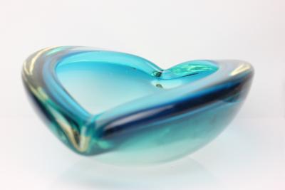 Flavio Poli Seguso Vetri dArte Sommerso Art Glass Bowl by Flavio Poli 1960 Italy