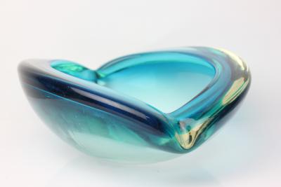 Flavio Poli Seguso Vetri dArte Sommerso Art Glass Bowl by Flavio Poli 1960 Italy