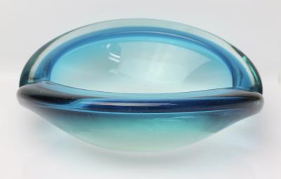 Flavio Poli Seguso Vetri dArte Sommerso Art Glass Bowl by Flavio Poli 1960 Italy