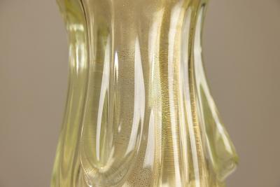Flavio Poli Vase Model 3627 In Topazio Oro Induto By Flavio Poli For Seguso Vetri dArte 