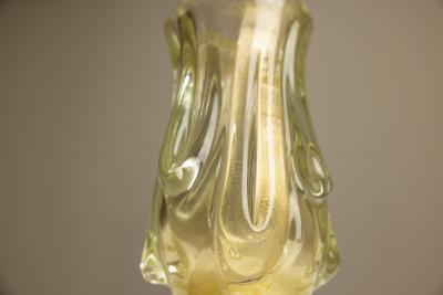 Flavio Poli Vase Model 3627 In Topazio Oro Induto By Flavio Poli For Seguso Vetri dArte 