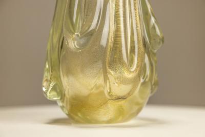 Flavio Poli Vase Model 3627 In Topazio Oro Induto By Flavio Poli For Seguso Vetri dArte 