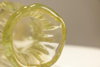 Flavio Poli Vase Model 3627 In Topazio Oro Induto By Flavio Poli For Seguso Vetri dArte 