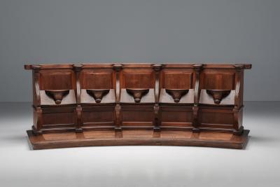 Flemish 18th Century Oak Church Pews Belgium