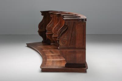 Flemish 18th Century Oak Church Pews Belgium