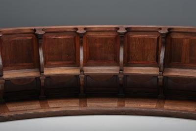 Flemish 18th Century Oak Church Pews Belgium