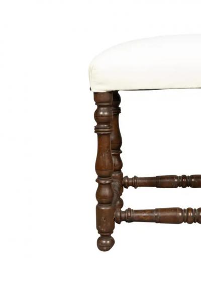 Flemish Baroque Walnut Bench