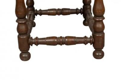 Flemish Baroque Walnut Bench