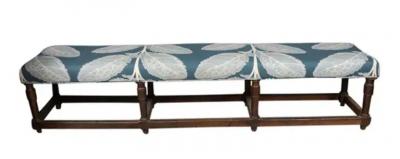 Flemish Baroque Walnut Bench
