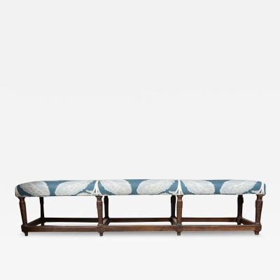 Flemish Baroque Walnut Bench