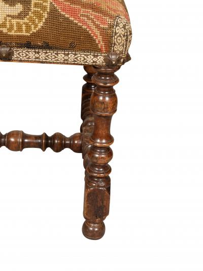 Flemish Baroque Walnut Bench