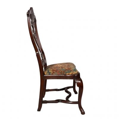 Flemish Baroque Walnut Side Chair
