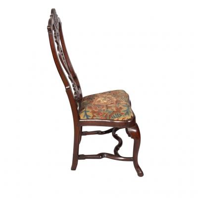 Flemish Baroque Walnut Side Chair