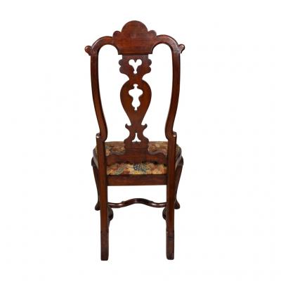 Flemish Baroque Walnut Side Chair