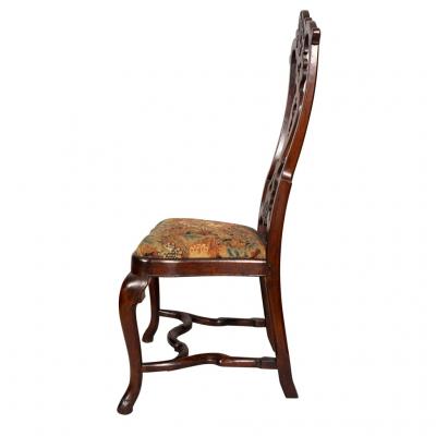 Flemish Baroque Walnut Side Chair