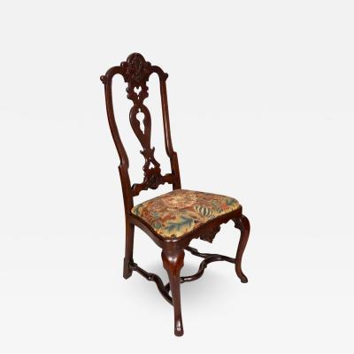 Flemish Baroque Walnut Side Chair