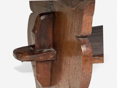 Flemish Oak Rustic Side or Console Table Belgium 17th C 