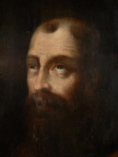 Flemish School 17th C Baroque Saint Probably Flemish School Saint Francis in Ecstasy