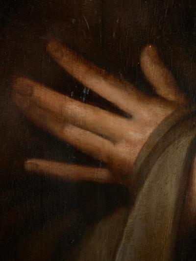 Flemish School 17th C Baroque Saint Probably Flemish School Saint Francis in Ecstasy