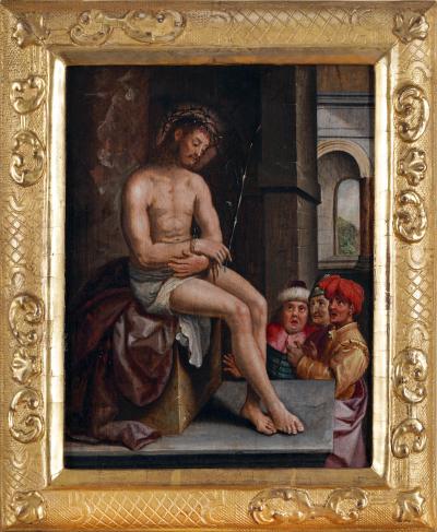 Flemish School Christ on the Cold Stone