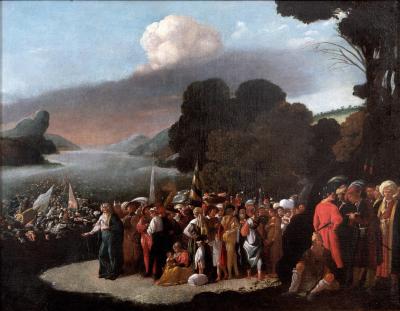 Flemish School Pharaoh s Army Engulfed by the Red Sea