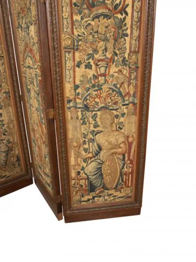Flemish Tapestry Three Panel Screen
