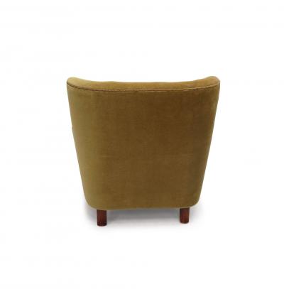 Flemming Lassen 1938 Flemming Lassen for Georg Kofoed Danish Lounge Chair in Original Mohair