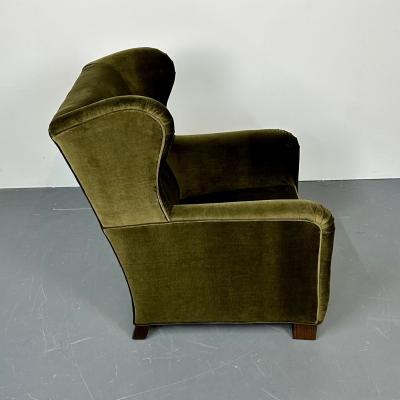 Flemming Lassen Mid Century Danish Cabinetmaker Wingback Lounge Chair Flemming Lassen Style