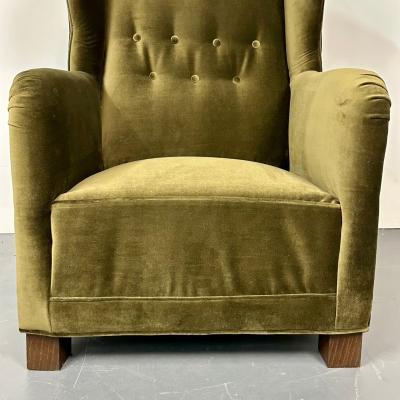 Flemming Lassen Mid Century Danish Cabinetmaker Wingback Lounge Chair Flemming Lassen Style