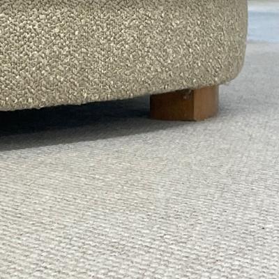 Flemming Lassen Mid Century Modern Danish Cabinetmaker Curved Sofa Boucle Flemming Lassen