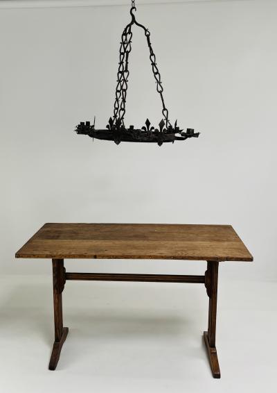 Fleur de Lys Candle Chandelier