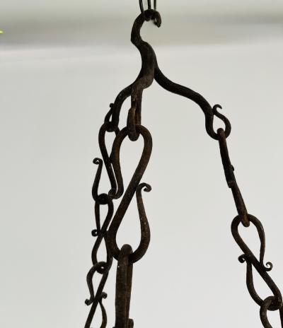 Fleur de Lys Candle Chandelier