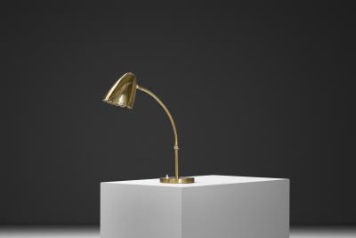 Flexible Brass Table Lamp Scandinavia First Half of the 20th Century