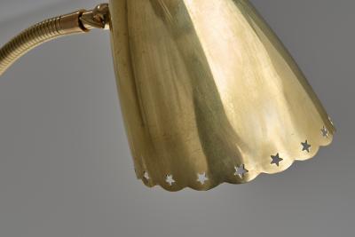 Flexible Brass Table Lamp Scandinavia First Half of the 20th Century