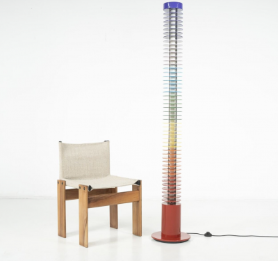 Floor Lamp Model Iride by Ico Parisi Manufactured by Lamperti Italy