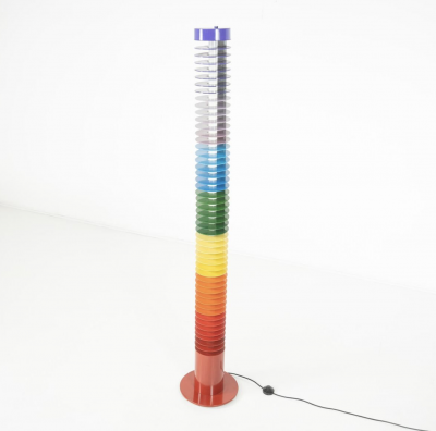 Floor Lamp Model Iride by Ico Parisi Manufactured by Lamperti Italy