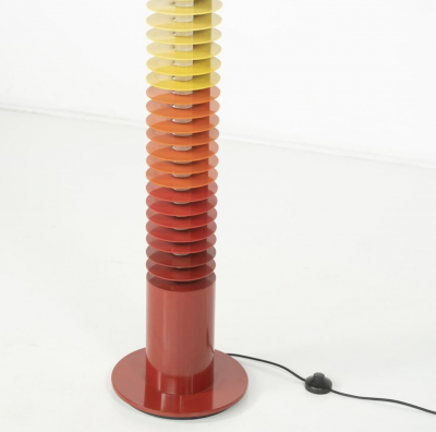 Floor Lamp Model Iride by Ico Parisi Manufactured by Lamperti Italy