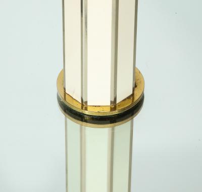 Floor Lamp with Glass Shelf