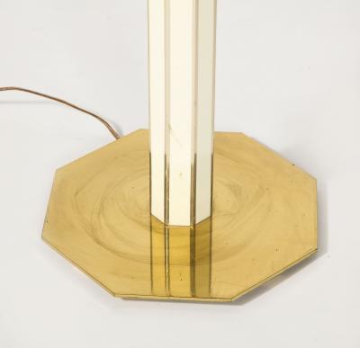 Floor Lamp with Glass Shelf