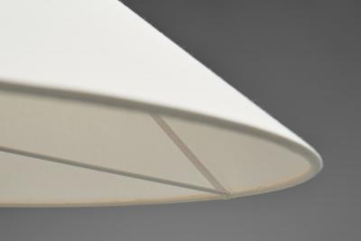 Floor Lamp with Leather Wrapped Stem Europe Mid 20th Century