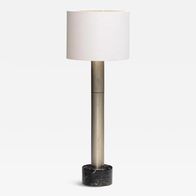 Floor Lamp with Marble Base Italy 1980s