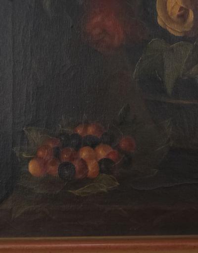 Floral Still Life France circa 1880