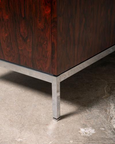 Florence Knoll 1960s Florence Knoll Brazilian Rosewood Ten Drawer Credenza