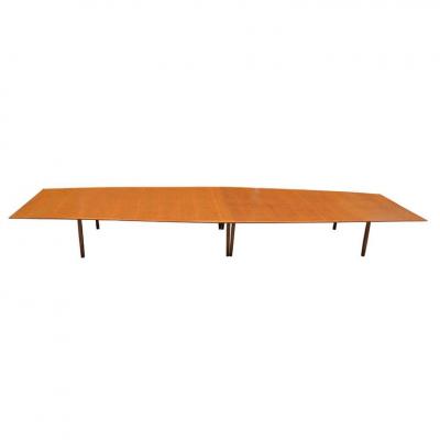 Florence Knoll 20ft Vintage Midcentury Florence Knoll Conference Table