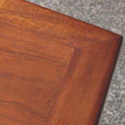 Florence Knoll 8FT Florence Knoll Boat Shape Walnut Dining Conference Table