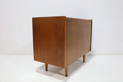Florence Knoll Early Florence Knoll No 126 Louvered 3 Drawer Cabinet or Chest Late 1940s